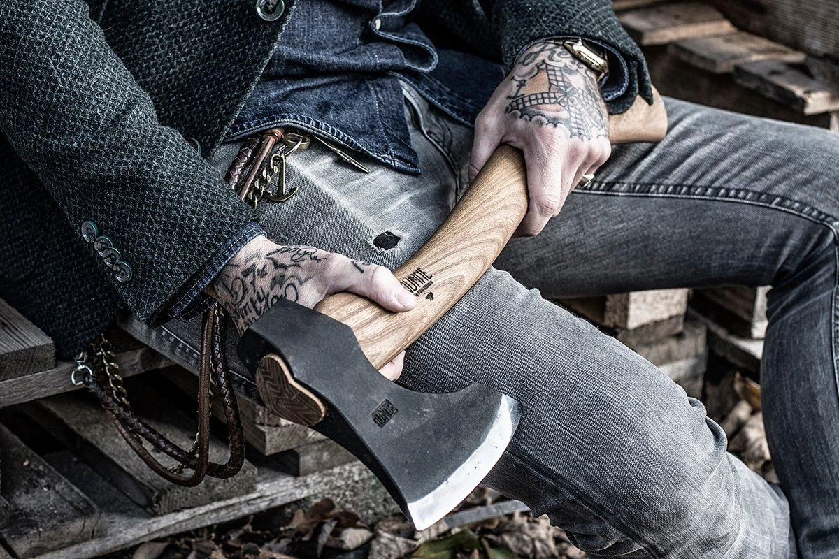 Autine Bushman, Handgeschmiedete Axt 10 Autine Bushman, Handgeschmiedete Axt – Bild 8