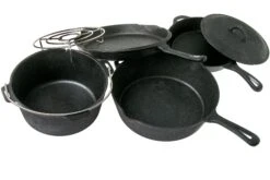 Camp Chef Gusseisernes Set, 6-teilig