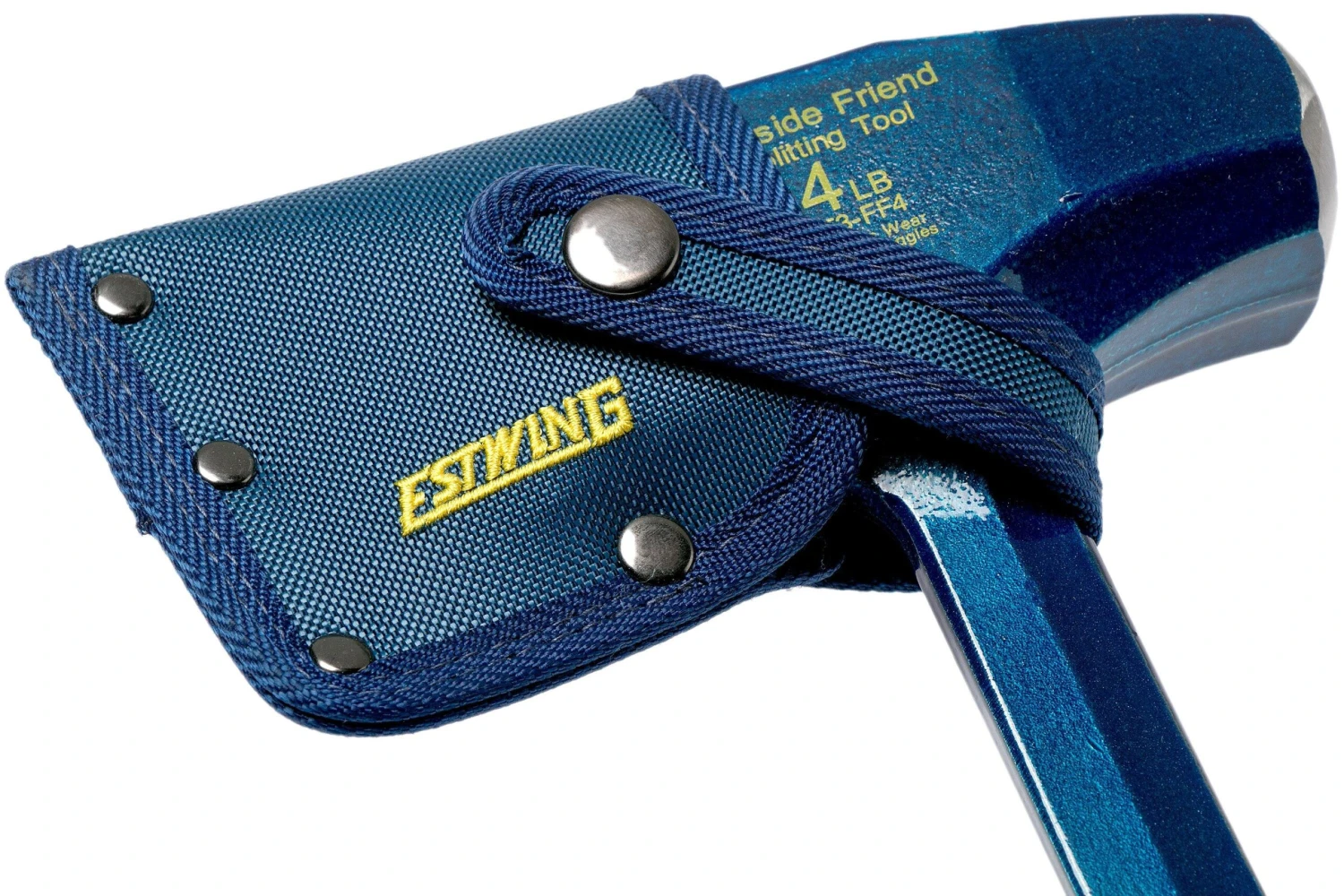 Estwing Fireside Friend Splitting Tool Blau, E3-FF4 8 Estwing Fireside Friend Splitting Tool Blau, E3-FF4 – Bild 6