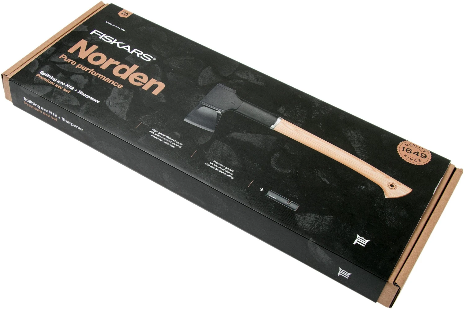 Fiskars Norden N12 Spaltaxt + Schleifer 12 Fiskars Norden N12 Spaltaxt + Schleifer – Bild 10