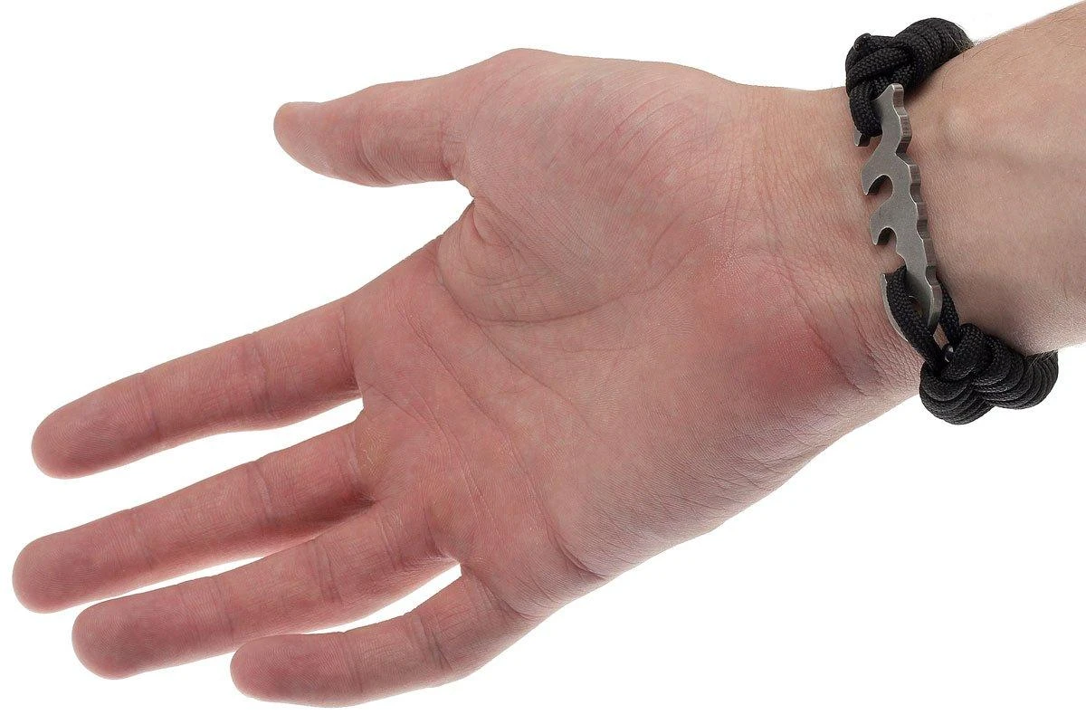 Fish Bone, Paracord Armband Mit Fish Bone-Verschluss, Edelstahl 6 Fish Bone, Paracord Armband Mit Fish Bone-Verschluss, Edelstahl – Bild 4