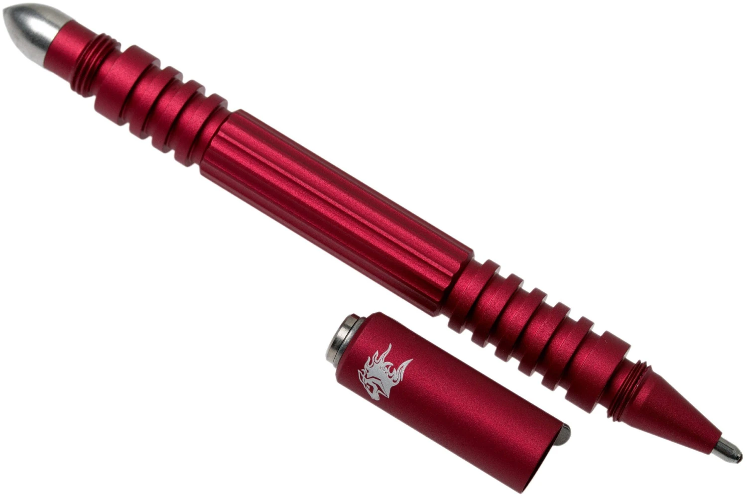 Rick Hinderer Investigator Pen Aluminium, Mattroter Taktischer Stift 4 Rick Hinderer Investigator Pen Aluminium, Mattroter Taktischer Stift – Bild 2