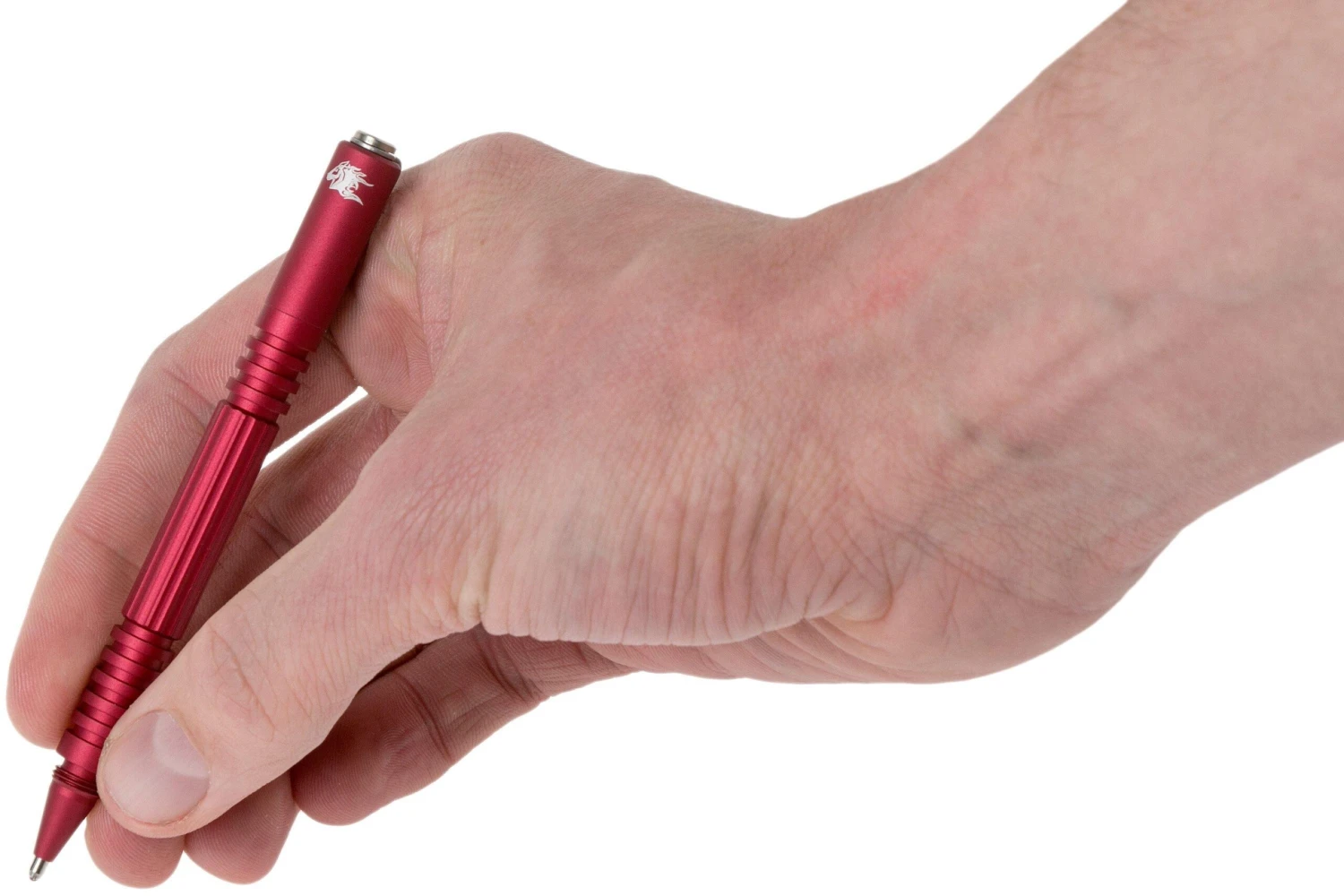 Rick Hinderer Investigator Pen Aluminium, Mattroter Taktischer Stift 6 Rick Hinderer Investigator Pen Aluminium, Mattroter Taktischer Stift – Bild 4