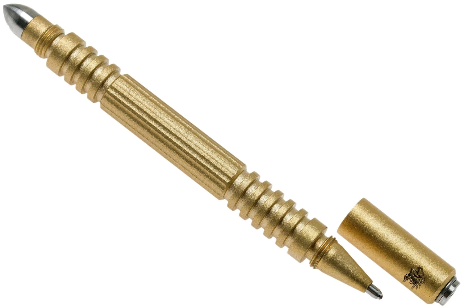 Rick Hinderer Investigator Pen, Beadblasted, Taktischer Stift Aus Messing 4 Rick Hinderer Investigator Pen, Beadblasted, Taktischer Stift Aus Messing – Bild 2