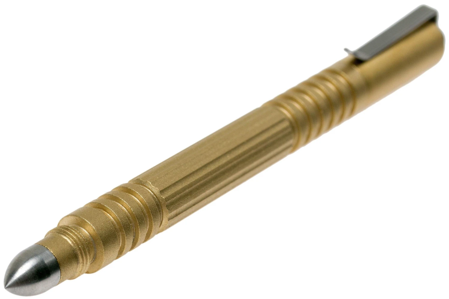 Rick Hinderer Investigator Pen, Beadblasted, Taktischer Stift Aus Messing 5 Rick Hinderer Investigator Pen, Beadblasted, Taktischer Stift Aus Messing – Bild 3