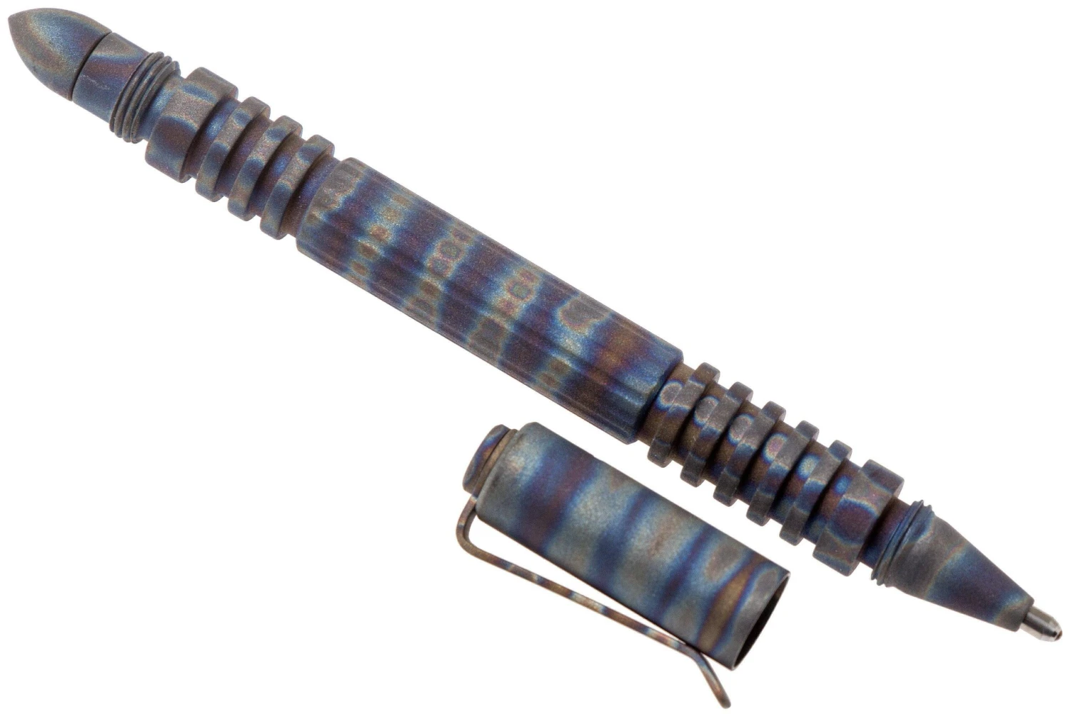 Rick Hinderer Investigator Pen Titanium Flamed, Taktischer Stift 4 Rick Hinderer Investigator Pen Titanium Flamed, Taktischer Stift – Bild 2