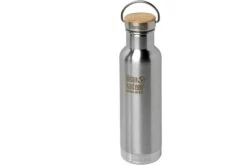 Klean Kanteen Insulated Reflect 600 Ml Wasserflasche Mit Bambusdeckel, Brushed Stainless