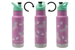 Klean Kanteen Insulated Classic Narrow Mit Sportkappe 355 Ml Unicorns, Trinkflasche