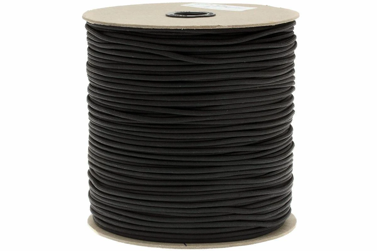 550 Paracord Typ III, Farbe: Schwarz, 1000ft 3 550 Paracord Typ III, Farbe: Schwarz, 1000ft