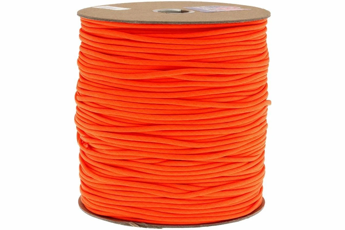 550 Paracord Typ III, Farbe: Neon-orange, 1000ft (304,8 M) 3 550 Paracord Typ III, Farbe: Neon-orange, 1000ft (304,8 M)