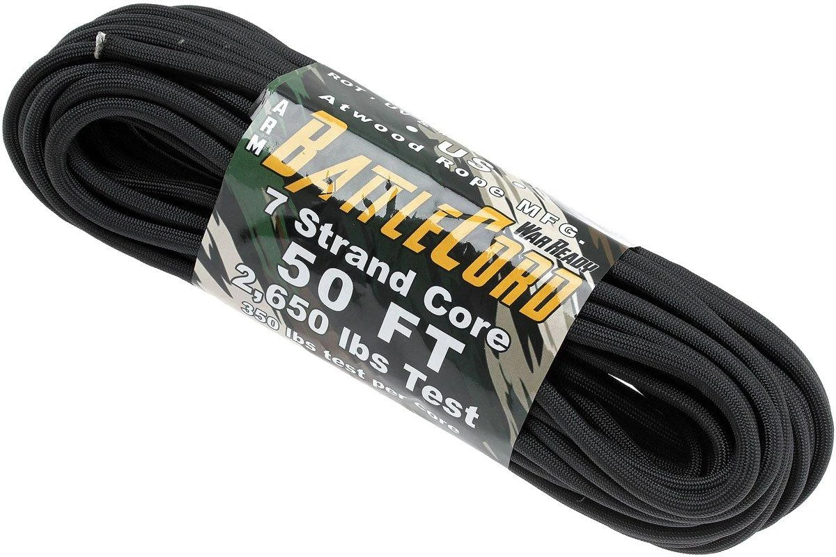 ARM 2650 Battle Cord, Farbe: Schwarz, 50ft (15,24 M) 3 ARM 2650 Battle Cord, Farbe: Schwarz, 50ft (15,24 M)