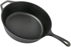 Lodge Cast Iron Deep Skillet Tiefe Pfanne L10DSK3, Inhalt Ca. 4,7 L