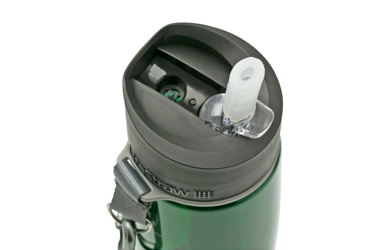 LifeStraw Go 2-stage Alpine Green, Wasserflasche Mit Filter 650 Ml, Dunkelgrün 5 LifeStraw Go 2-stage Alpine Green, Wasserflasche Mit Filter 650 Ml, Dunkelgrün – Bild 3