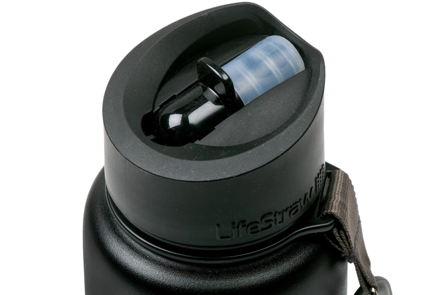 LifeStraw Go Stainless Steel Isolierte Trinkflasche Mit Filter, Schwarz 5 LifeStraw Go Stainless Steel Isolierte Trinkflasche Mit Filter, Schwarz – Bild 3