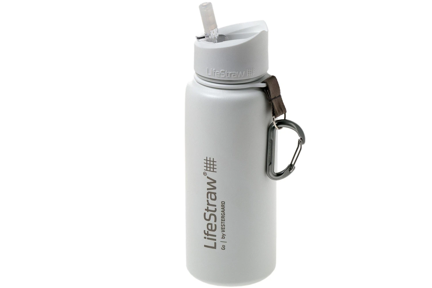 LifeStraw Go Stainless Steel Isolierte Trinkflasche Mit Filter, Weiß 3 LifeStraw Go Stainless Steel Isolierte Trinkflasche Mit Filter, Weiß
