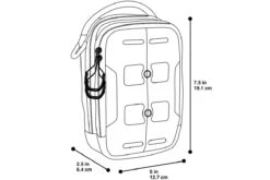 Maxpedition CAP Compact Administration Pouch Grey, AGR 17 Maxpedition CAP Compact Administration Pouch Grey, AGR -Zipo Camping Geschaft MXCAPGRY 08 maxpedition mxcapgry 08