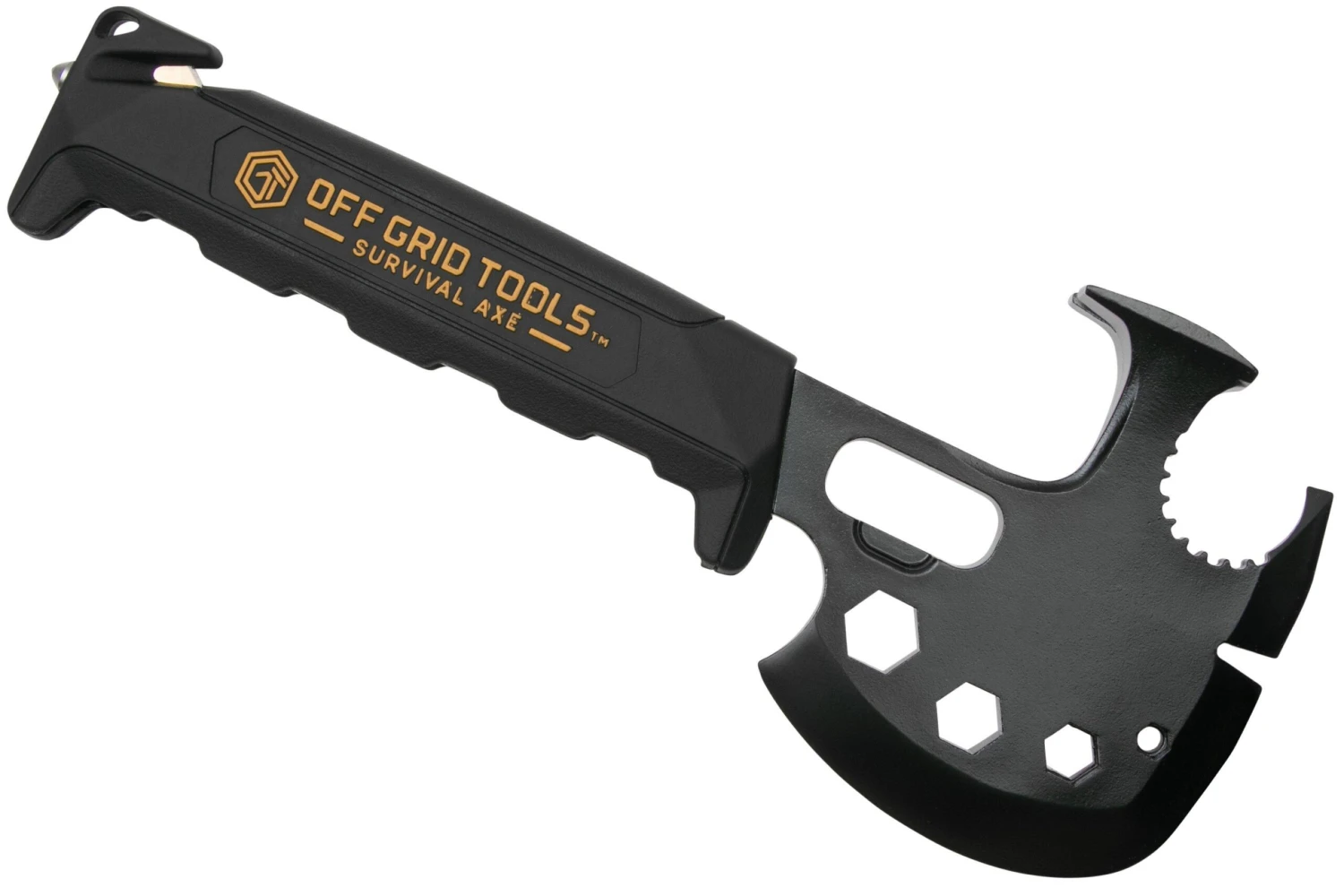 Off Grid Tools Survival-Axt, Schwarz, Handbeil 4 Off Grid Tools Survival-Axt, Schwarz, Handbeil – Bild 2