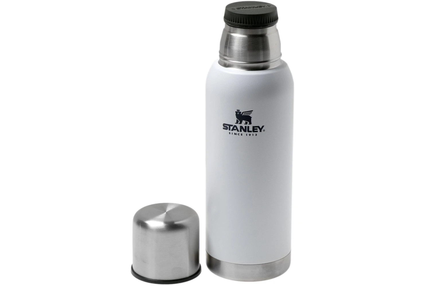 Stanley The Stainless Steel Vacuum Bottle 1L, Weiß, Thermosflasche 4 Stanley The Stainless Steel Vacuum Bottle 1L, Weiß, Thermosflasche – Bild 2