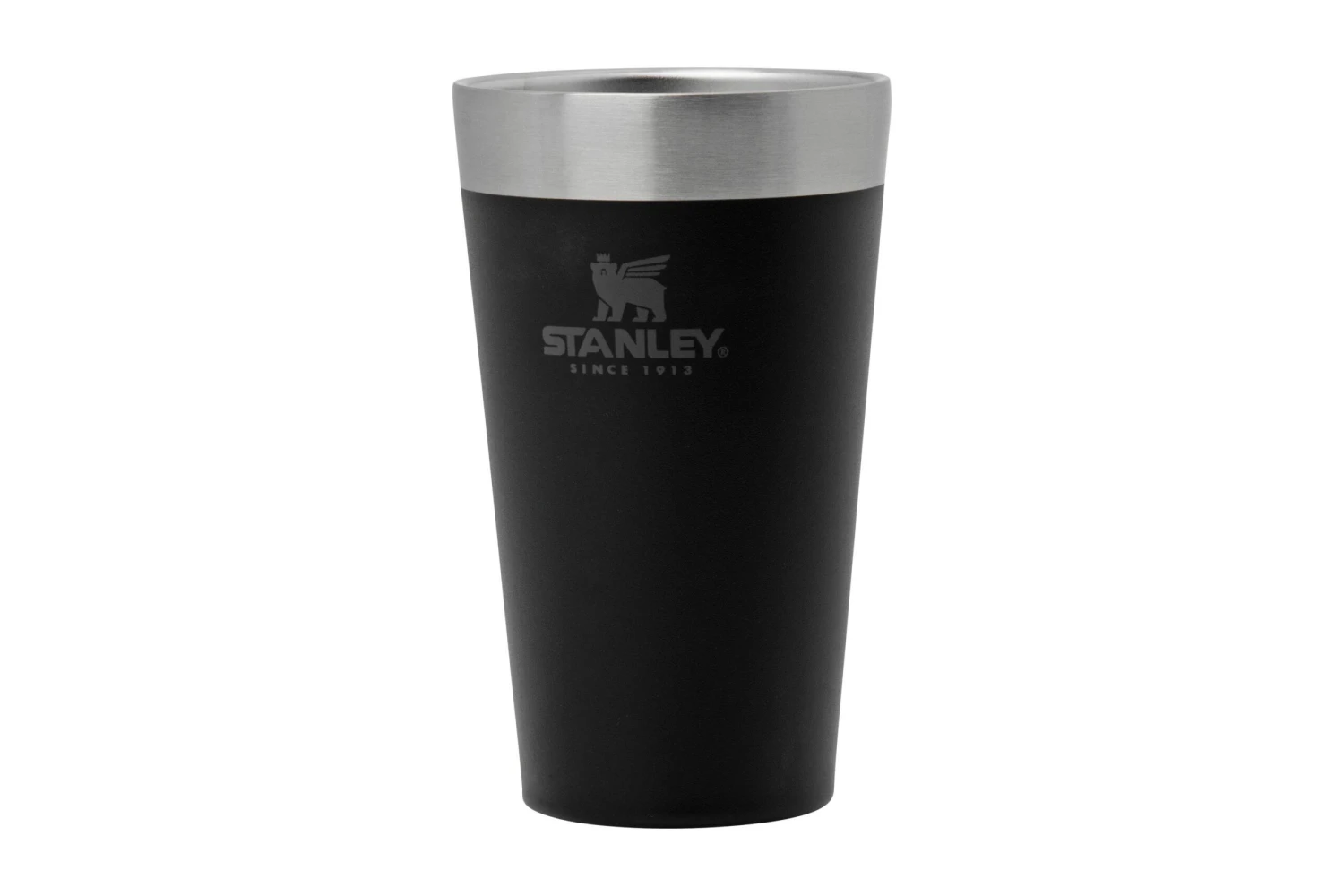 Stanley The Adventure The Stacking Beer Pint 10-02282-058 Matte Black Pebble, Trinkbecher, 470 Ml 3 Stanley The Adventure The Stacking Beer Pint 10-02282-058 Matte Black Pebble, Trinkbecher, 470 Ml