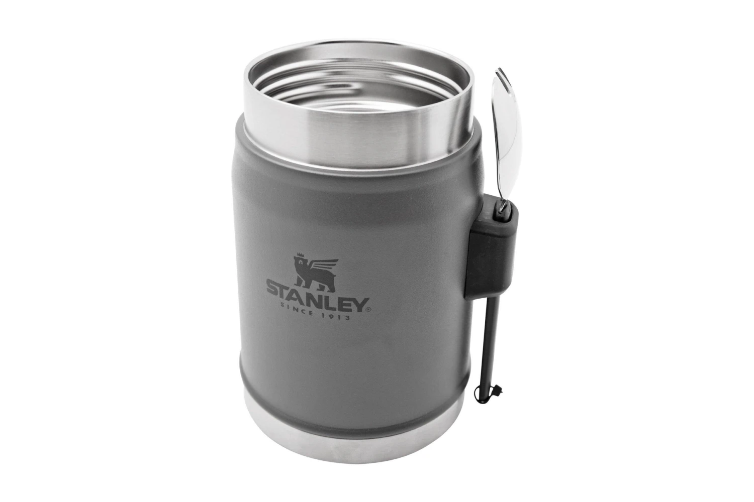 Stanley The Legendary Classic Food Jar 400 Ml, Charcoal, Lunchbox + Göffel 4 Stanley The Legendary Classic Food Jar 400 Ml, Charcoal, Lunchbox + Göffel – Bild 2