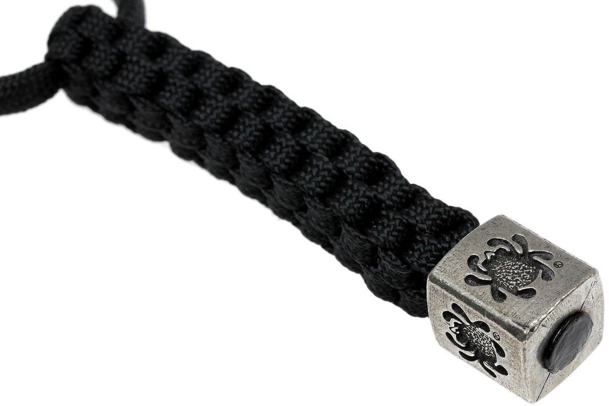 Spyderco Square Bead Pewter Mit Handschlaufe 4 Spyderco Square Bead Pewter Mit Handschlaufe – Bild 2