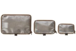 Tasmanian Tiger Mesh Pouch VL Set 7222-346, Braun, Set Von 3 Aufbewahrungstaschen