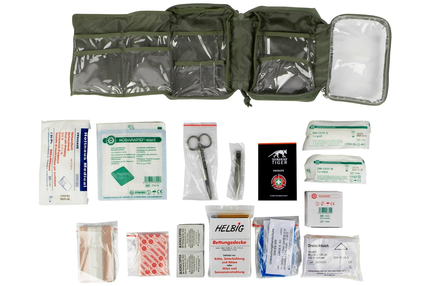 Tasmanian Tiger First Aid Complete MKII 7300-331, Olivgrün, Erste-Hilfe-Set 8 Tasmanian Tiger First Aid Complete MKII 7300-331, Olivgrün, Erste-Hilfe-Set – Bild 6