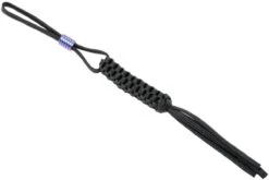 WE Knife A-01B Paracord Lanyard Mit Titanium-Bead, Schwarz