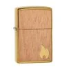 Zippo Woodchuck Mahogany Emblem Brushed Brass 29901-000002, Feuerzeug 1 Zippo Woodchuck Mahogany Emblem Brushed Brass 29901-000002, Feuerzeug -Zipo Camping Geschaft ZP29901 000002 01 zippo